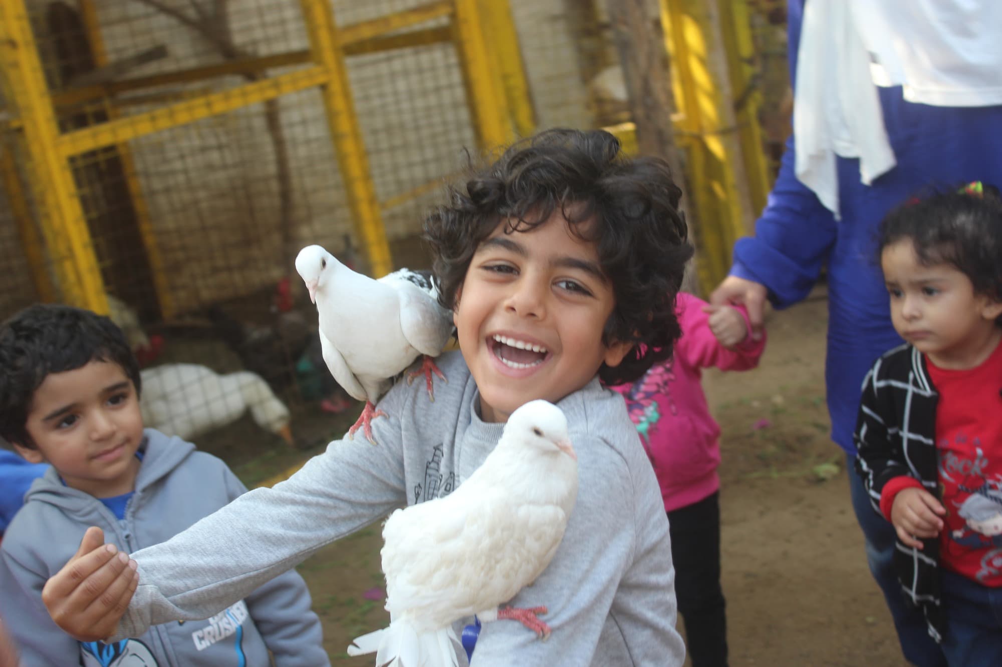 Super Kidz children on a hands-on discovery visit to Agawani Farm
