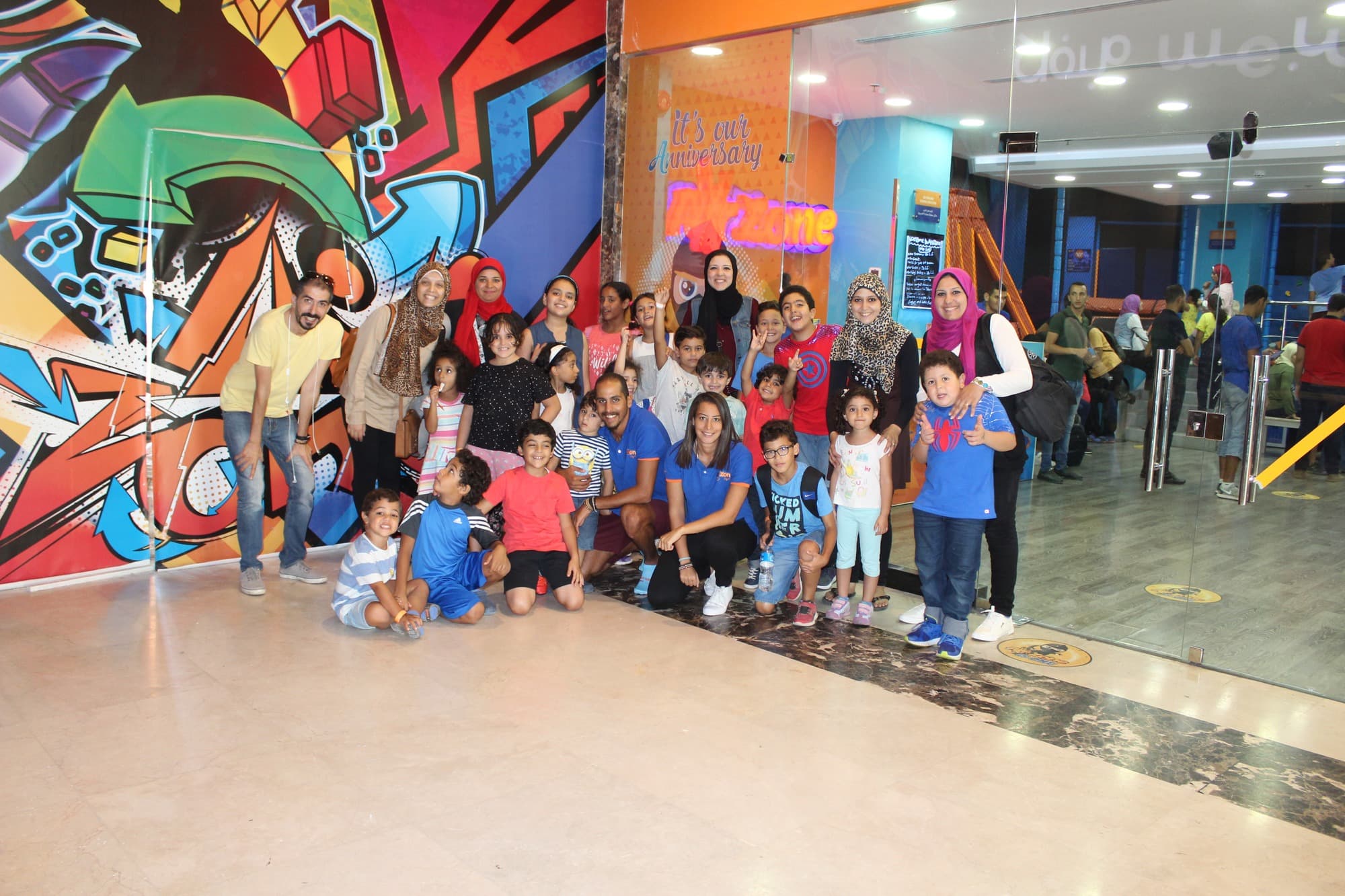 Super Kidz children bouncing and jumping at Air Zone