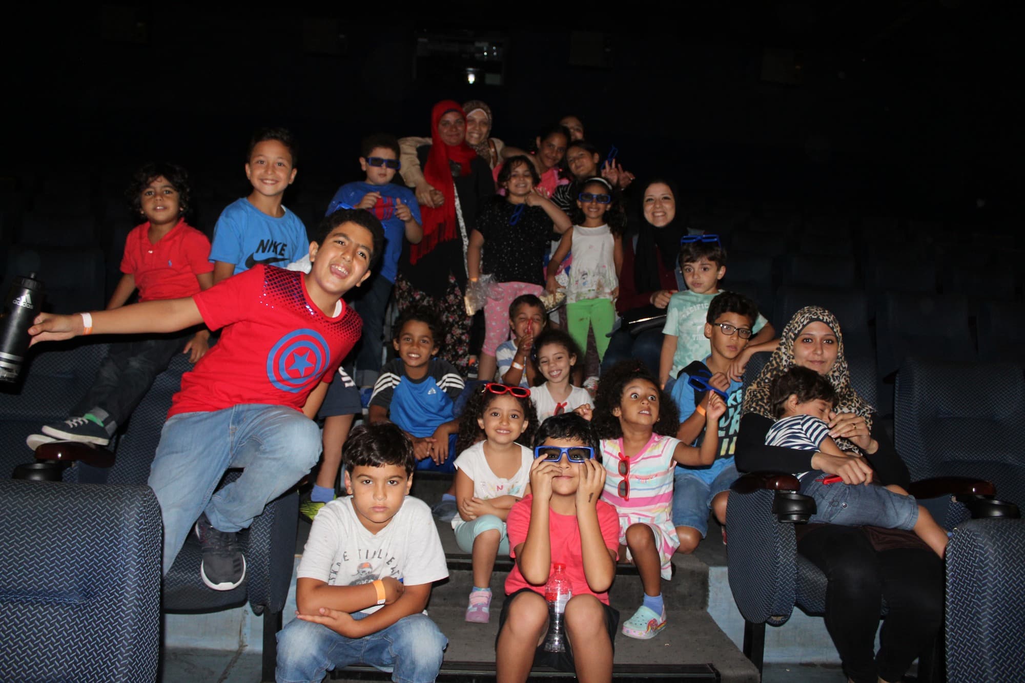 Super Kidz children enjoying a magical moment at the cinema