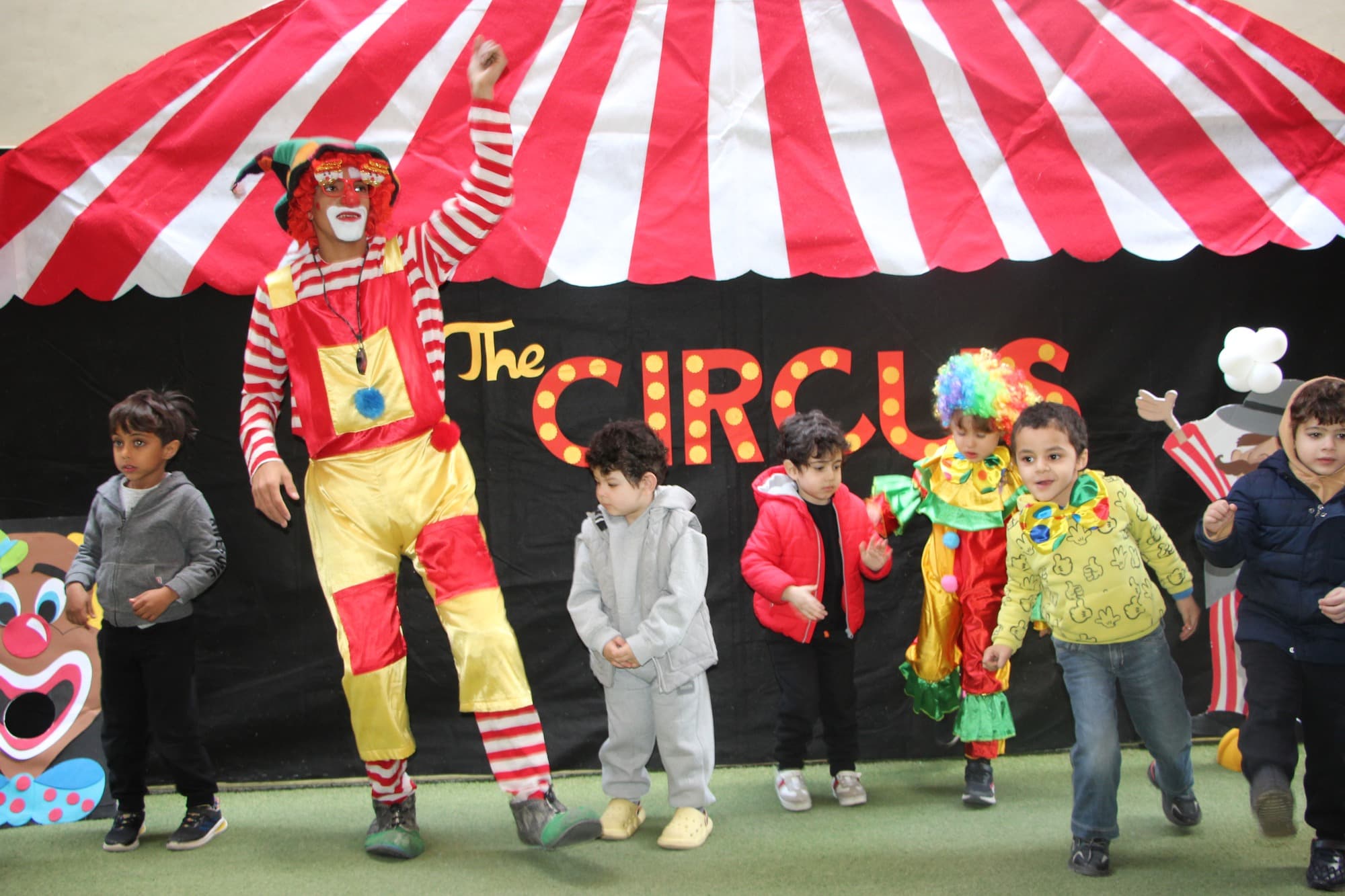 Super Kidz children celebrating Circus day