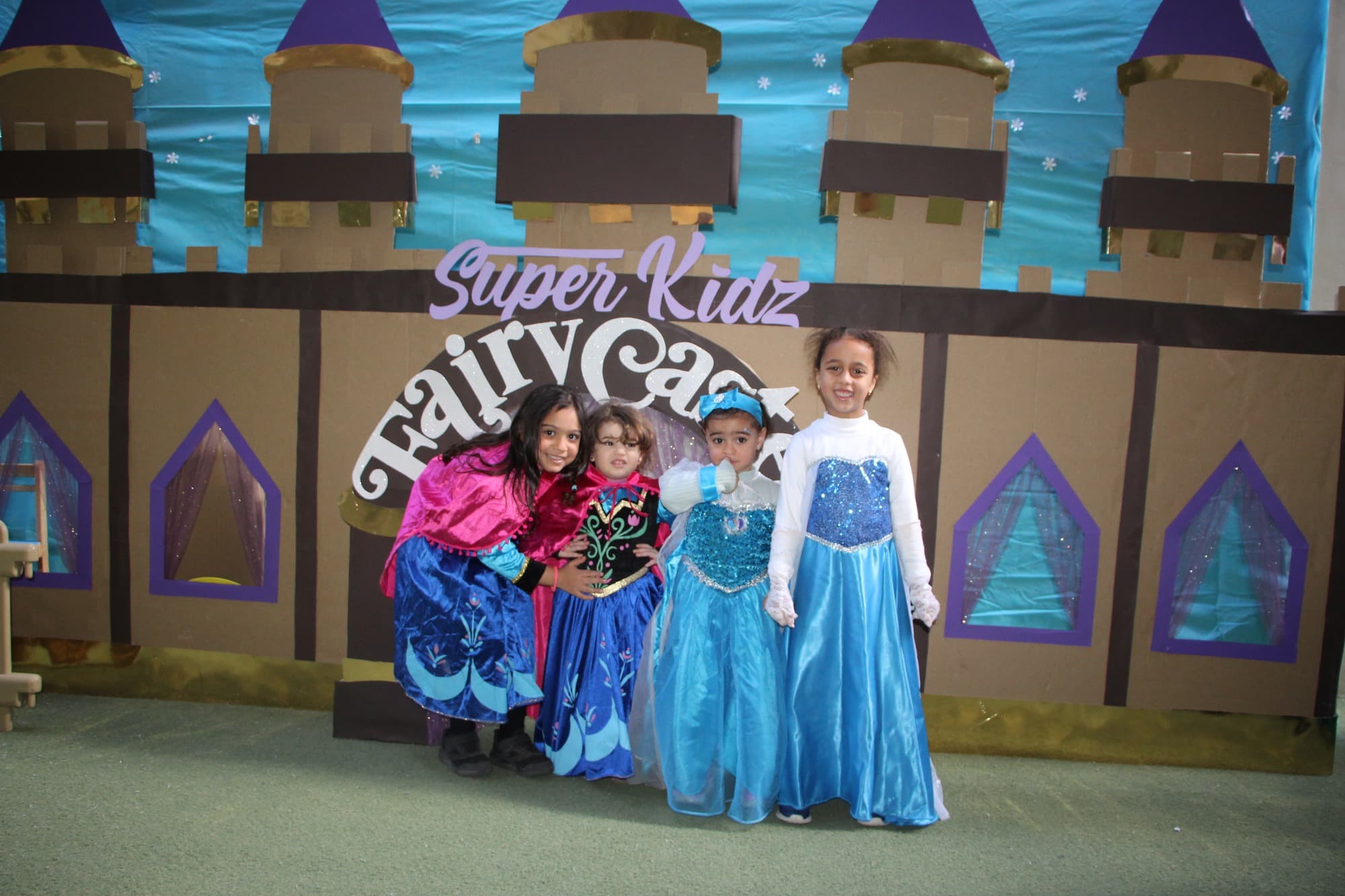 Super Kidz children dressed up for our costumes party