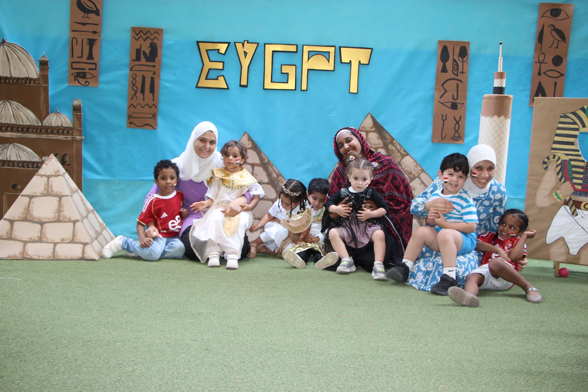 Super Kidz children dressed up for Egypt’s Day