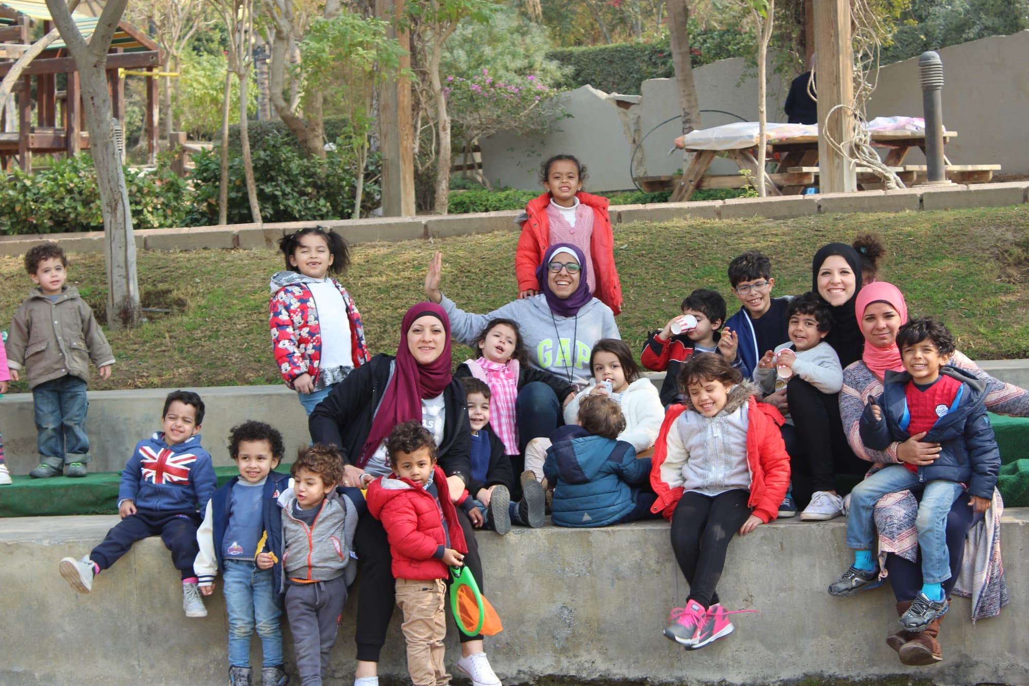 Super Kidz children on a creative trip to Hewaya Art Center