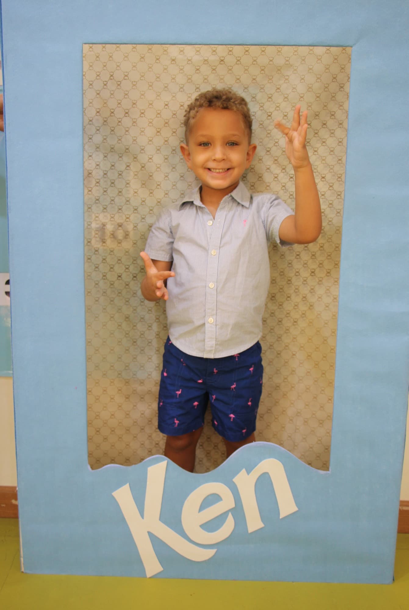 Super Kidz children dressed up for Ken & Barbie day