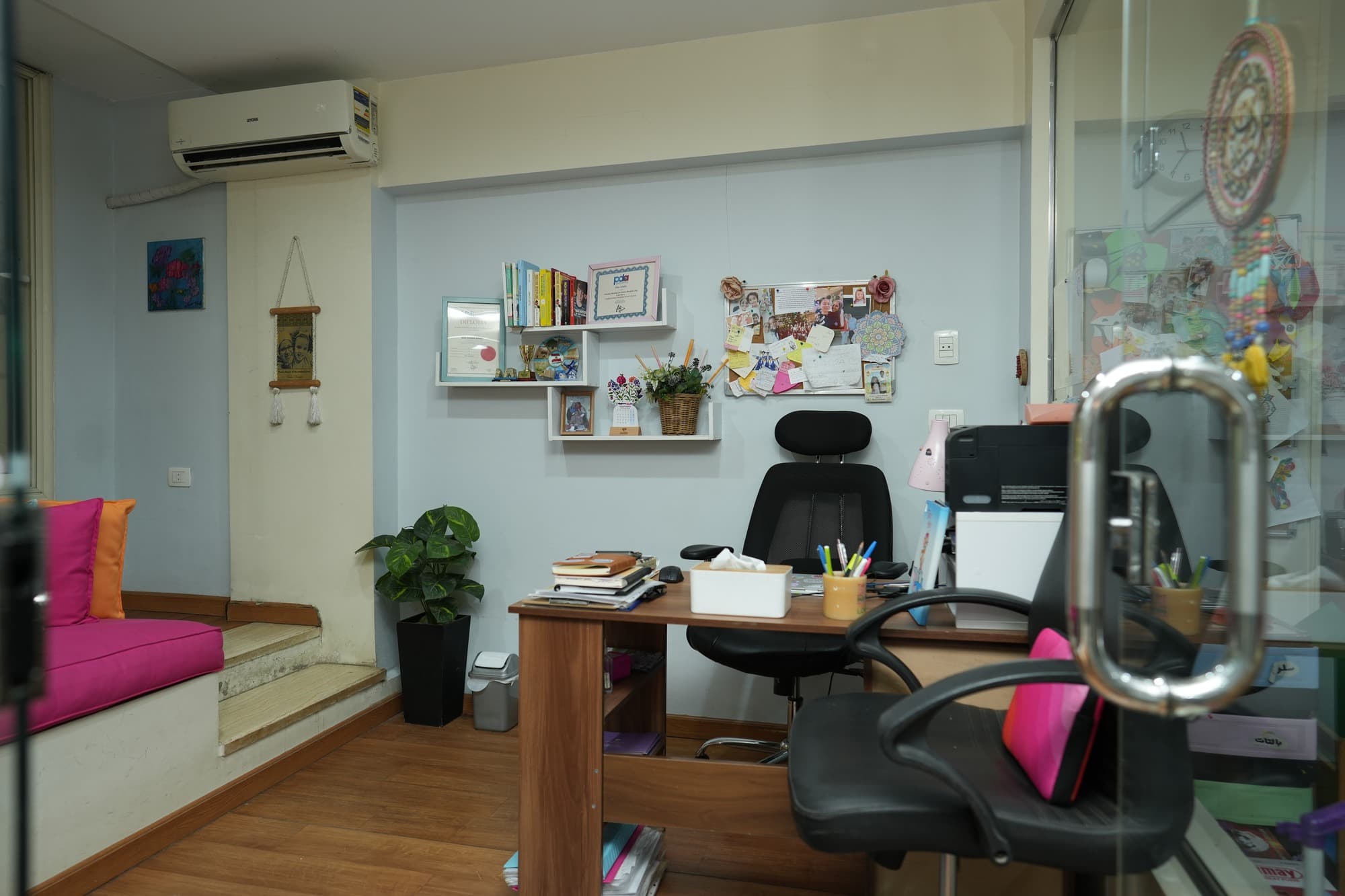 The nursery office where the team handles daily operations