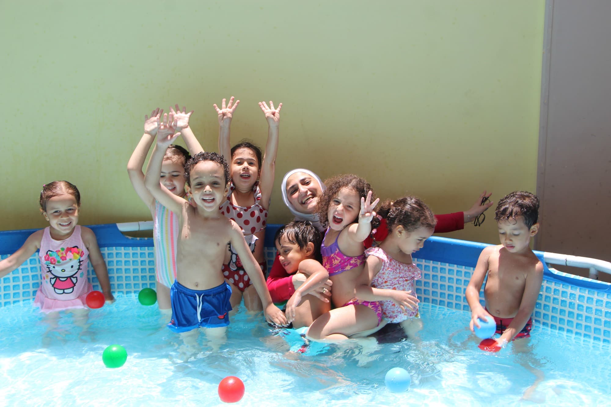 Super Kidz children enjoying Pool time