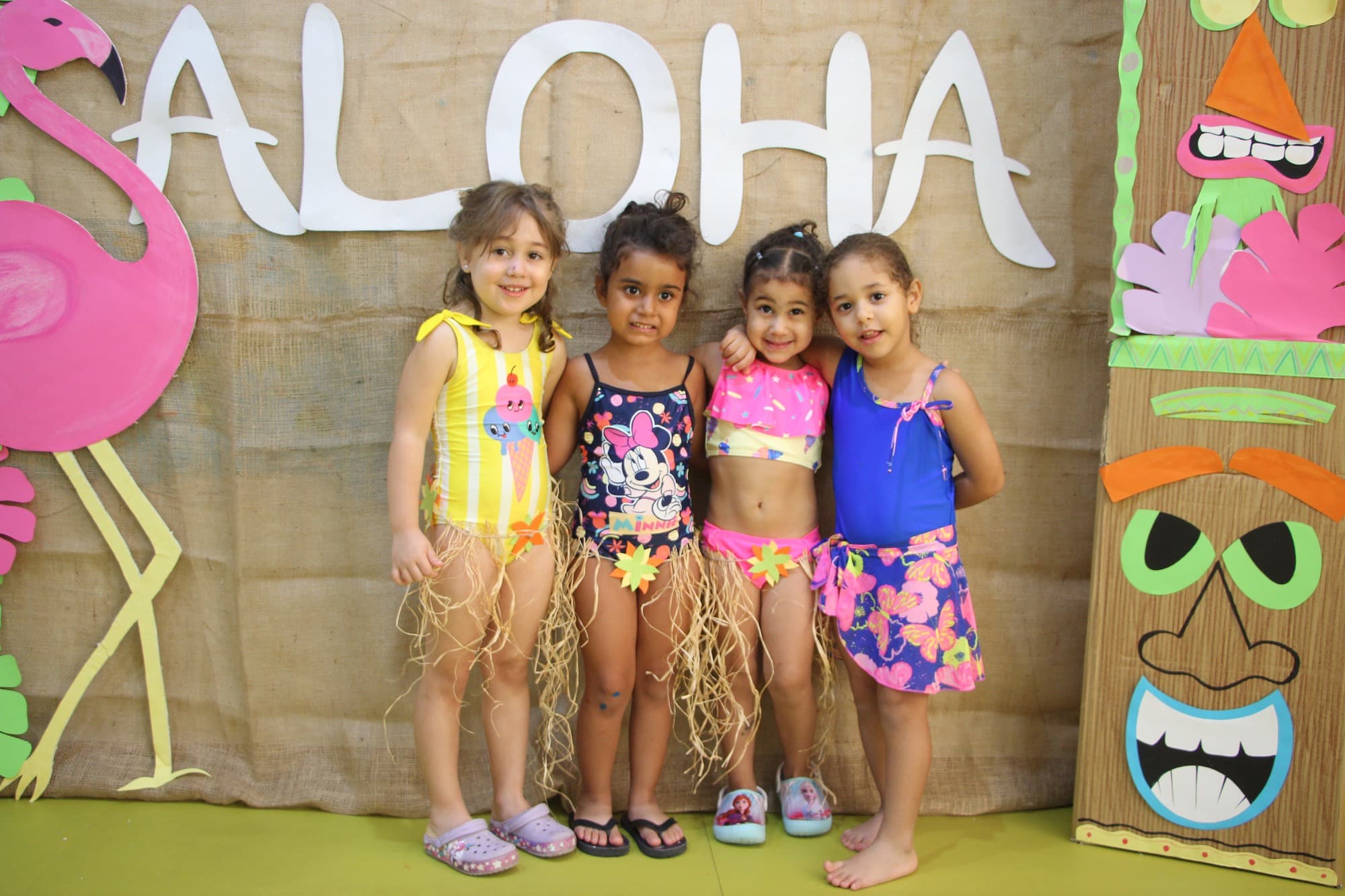 Super Kidz children cooling off on Splash day